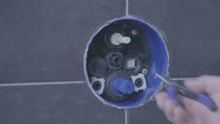 GROHE  Grohtherm 2Handle Thermostatic Trim General Maintenance  Installation Video [upl. by Naga]