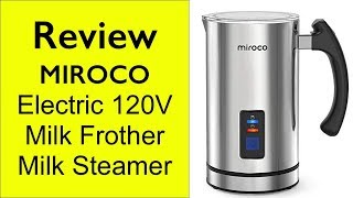 Review Miroco Milk Frother  How to make froth milk at home [upl. by Constantia580]