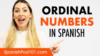 Ordinal numbers in Spanish First Second etc  Examples [upl. by Neyuq]