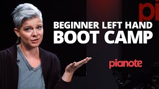 Beginners Left Hand Bootcamp Piano Lesson [upl. by Dianne541]