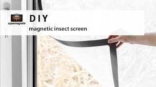 DIY  Magnetic Insect Screen super easy [upl. by Menon]