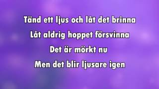 Tänd ett ljus karaoke  lyrics [upl. by Ludwog]