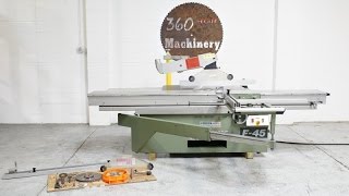 ALTENDORF F45 SLIDING TABLE SAW [upl. by Subak628]