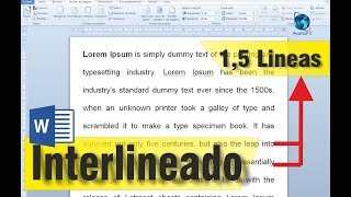 Cómo hacer Interlineado en Microsoft Word  aprende fácil y rápido [upl. by Burra394]