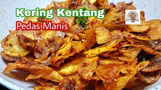 Kering Kentang Pedas Manis Kentang Diiris Manual Tahan 1 bulan [upl. by Aehr44]