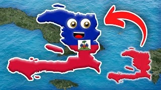 Haiti  Geography amp Departments  Countries of the World [upl. by Adnahsar]