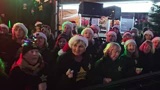 WHAT CHRISTMAS MEANS TO ME Rock Choir at Birkdale Lights Switch On 1st December 2024 [upl. by Waters]