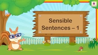 Sensible Sentences  1  English Grammar amp Composition Grade 2  Periwinkle [upl. by Nonac]