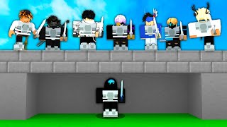 1 VS 16 Clutch Can I Win Roblox Bedwars [upl. by Aneleasor]