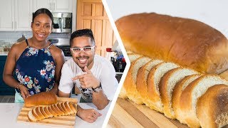 How To Make Loaf Bread  Foodie Nation [upl. by Fadden]