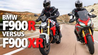 BMW F900XR vs BMW F900R honest review  Yamaha beaters [upl. by Dieball368]