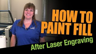 How to Paint Fill Wood that has been Laser Engraved [upl. by Orwin358]