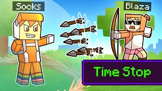 minecraft manhunt but I can control TIME [upl. by Lalo]