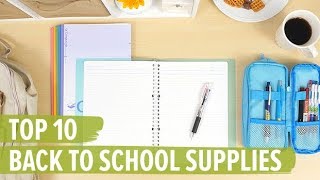 Top 10 Back to School Supplies [upl. by Assilev563]