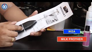 IKEA MILK FROTHER Review amp Battery Installation [upl. by Einnaj]