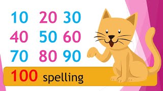 Childrens Spelling 9  Multiples of Ten [upl. by Ydrah]