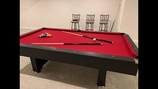 Mizerak Donovan II 8’ slate Billiard table setup and review 2020 4K [upl. by Knitter]