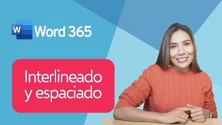 Interlineado y espaciado ⎪Curso de Word 365 [upl. by Noiram]