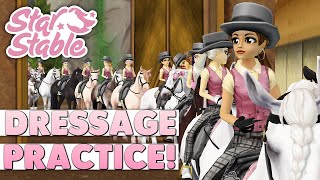 Star Stable Dressage Routine Practice  ft Flower Girls Club ✨ [upl. by Naltiac]