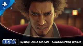 Yakuza Like a Dragon  Announcement Trailer [upl. by Navarro]