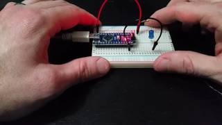 How to Blink an LED with an Arduino Nano [upl. by Ethbun]