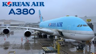 🇺🇸 Los Angeles LAX to Seoul ICN 🇰🇷 Korean Air Airbus A380  FULL FLIGHT REPORT Polar route [upl. by Ganny948]