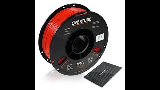 Getting Started With Overture 3D PETG Filament [upl. by Eizdnil]