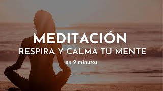 Meditación para calmar la mente Ejercicio de respiración para principiantes con Gabriela Litschi [upl. by Nahc]