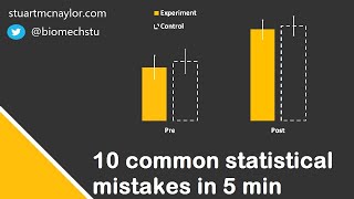 Ten Statistical Mistakes in 5 Min [upl. by Kendyl]