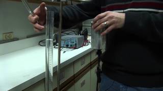 Resonance tube demonstration [upl. by Eelanej]