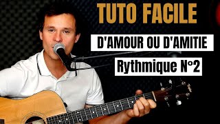 Tuto guitare Céline Dion  Damour ou damitié Accords et Paroles [upl. by Airak]