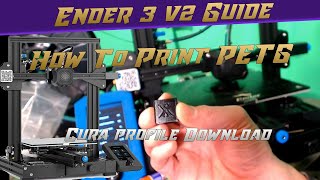 How to Print PETG on the Ender 3 v2 simple profile [upl. by Leen342]