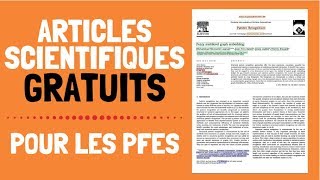 Trouver des articles scientifiques gratuits pour vos rapports de recherche PFE PhD article [upl. by Hgeilyak798]