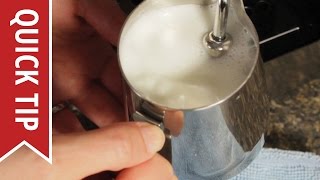 How to AutoFroth Milk for Lattes [upl. by Rosena]