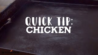 Quick Tip How to Cook Chicken  Blackstone Griddle [upl. by Halvaard961]