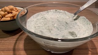 Dill Dip Perfect for Chips amp Crackers  Recipe  77 [upl. by Kuska]