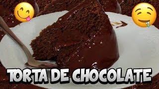 COMO PREPARAR UNA TORTA HUMEDA DE CHOCOLATE🎂  Victoria Abanto [upl. by Llerruj]