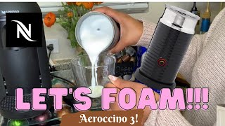 How To Foam Milk With Aeroccino 3 Make Coffee With Foam Tips amp Tricks  Easy Foamed Latte Recipe [upl. by Atiz116]