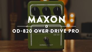 Maxon OD  820 Over Drive Pro  Reverb Demo Video [upl. by Caputo949]