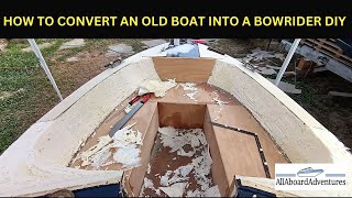 Boat conversion into Bowrider [upl. by Alaric]