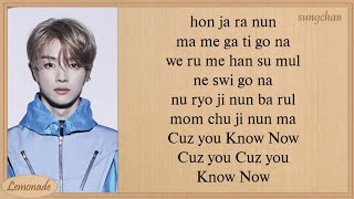 NCT U  Know Now Easy Lyrics [upl. by Aneles88]