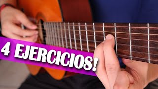 4 EJERCICIOS DIARIOS QUE UN PRINCIPIANTE EN GUITARRA DEBE PRACTICAR [upl. by Ahsirpac]