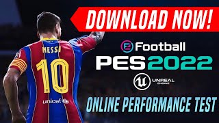 How to Download eFootball PES 2022 Online Performance Test DOWNLOAD NOW [upl. by Henderson887]