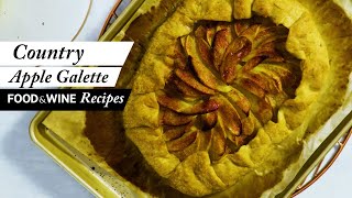 Jacques Pépins Apple Galette  Food amp Wine Recipes [upl. by Lunetta]