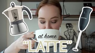 HOW TO MAKE A quotLATTEquot AT HOME moka pot  frother [upl. by Rior90]