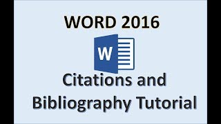 Word 2016  Bibliography References and Citation  How to Add Insert Make a Reference in Microsoft [upl. by Giltzow144]