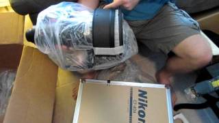 AFS Nikkor 400mm f28G ED VR Autofocus Lens Unboxing [upl. by Telocin]