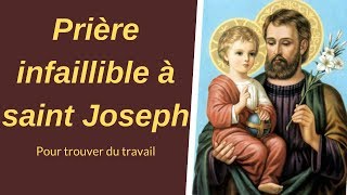 Prière à saint Joseph pour trouver du travail  Prière très efficace et miraculeuse à saint Joseph [upl. by Zel]