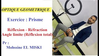 Optique géométrique  Exercice  Prisme [upl. by Scrope895]