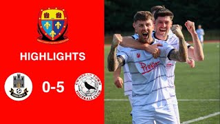 Caerleon 05 Cwmbrân Town  Gwent FA Senior cup  Quarter final highlights [upl. by Sklar920]